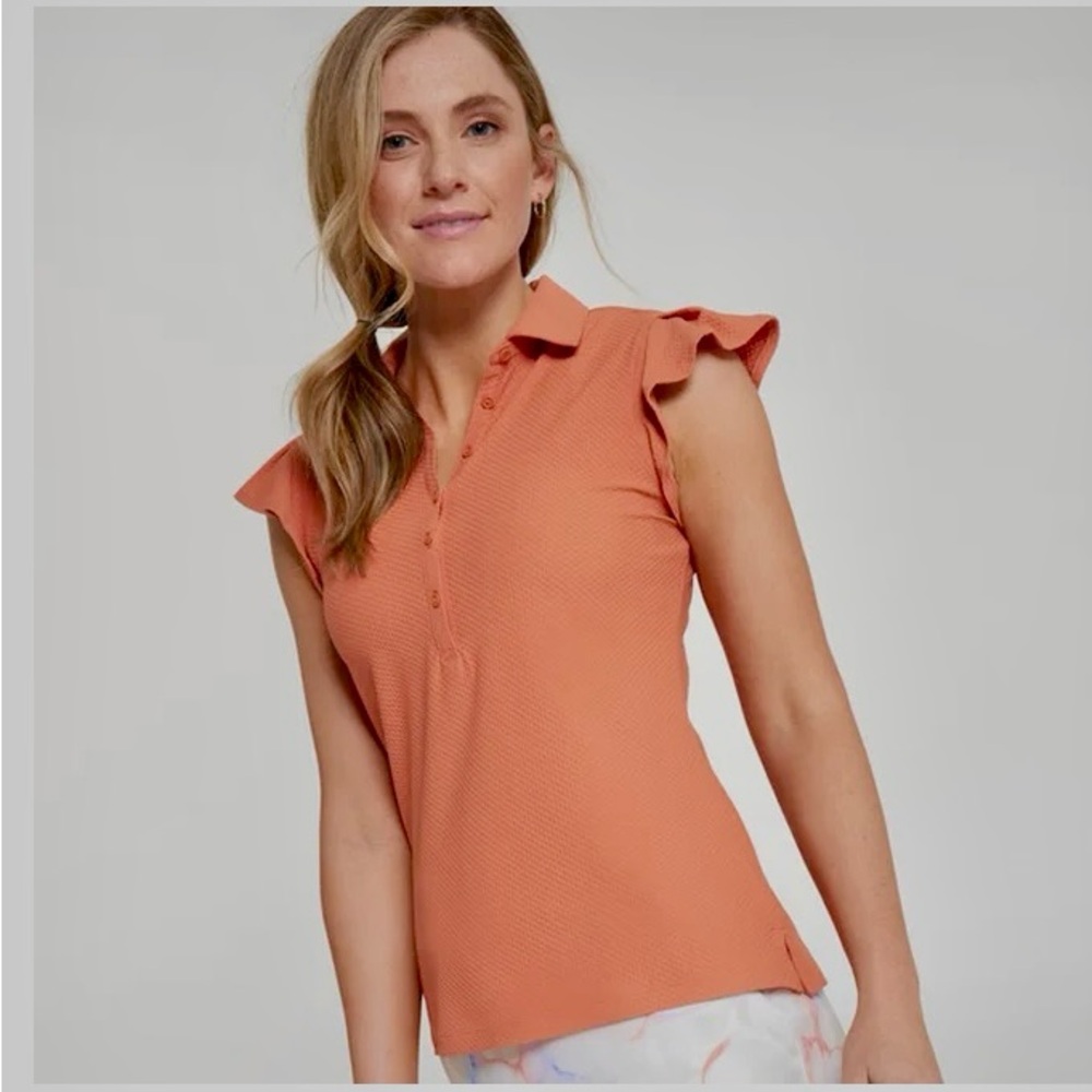 Calia xxl Women's Flutter Sleeve Golf Top